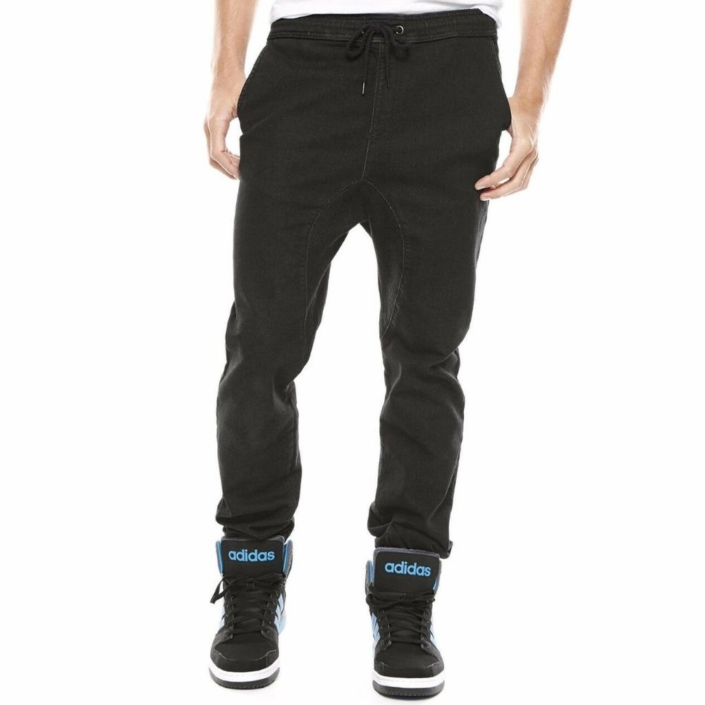Men's Hollywood Knit Twill Flex Jeans - Black - Size: 30x30